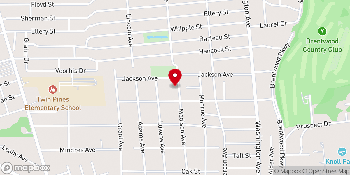 Map showing location of La Iglesia de Dios