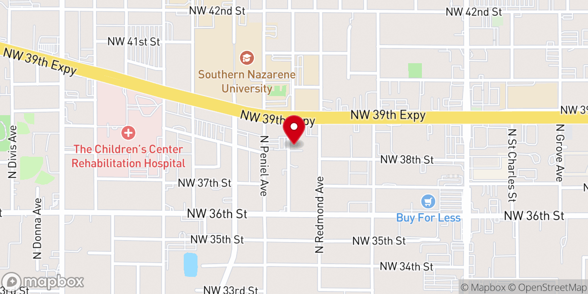Map showing location of Divine Life Church