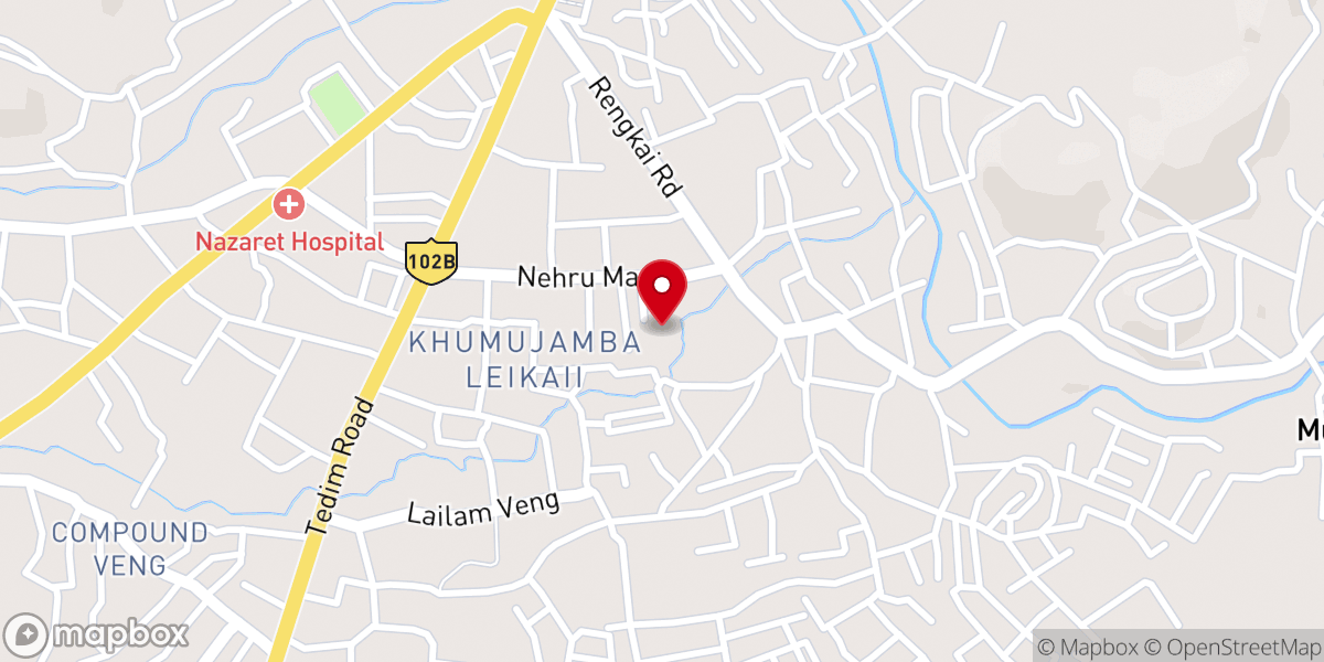 Map showing location of Evangelical College of Theology