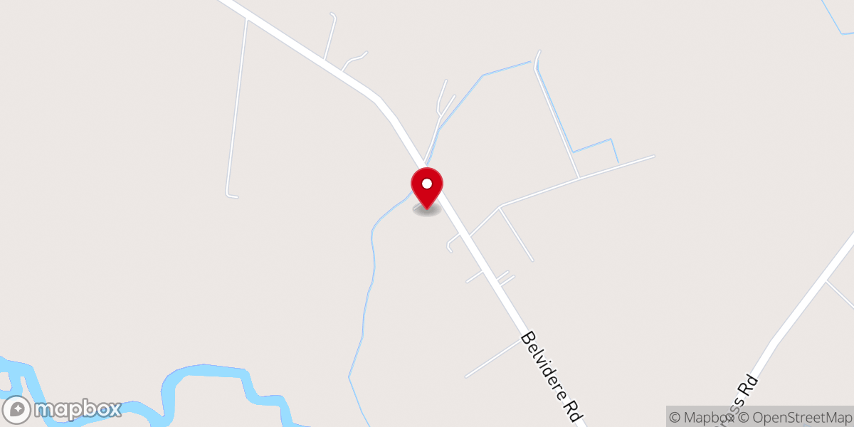 Map showing location of Calvary Pentecostal Holiness Church