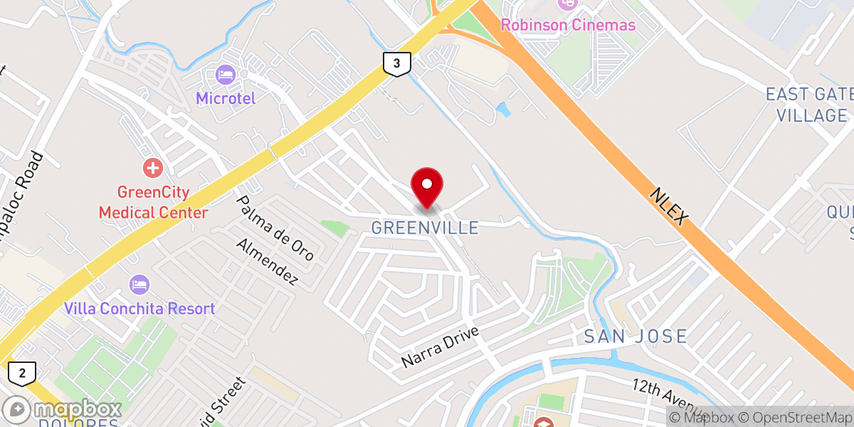 Map showing location of Pentecostal Missionary Church of Christ