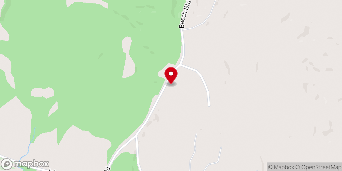 Map showing location of Maple Springs C. P. Church