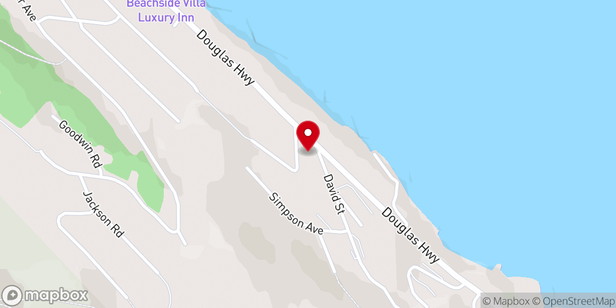 Map showing location of Douglas Island Bible Church