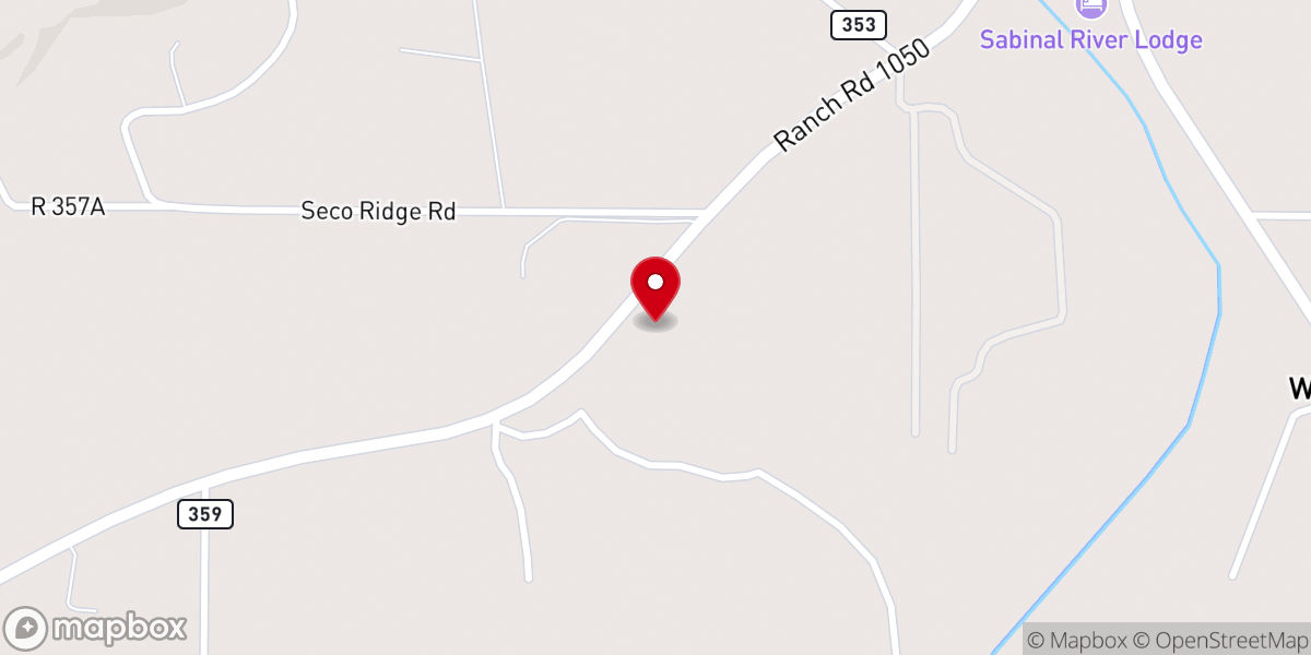 Map showing location of Living Waters Outreach
