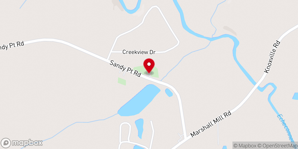 Map showing location of Dixon Church