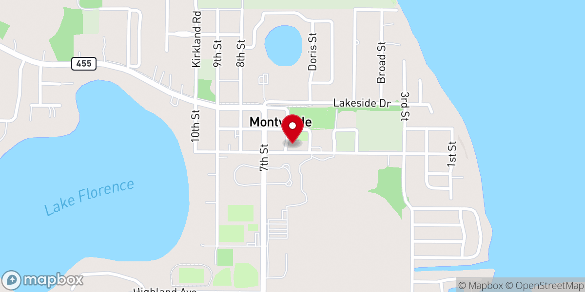 Map showing location of The Church at Montverde