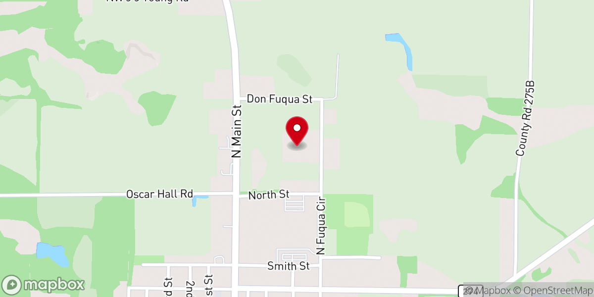 Map showing location of Altha Church of God