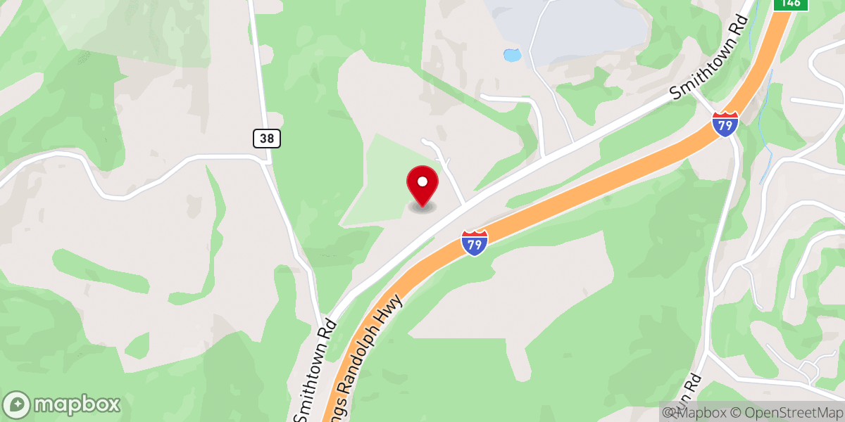 Map showing location of Pisgah United Methodist Church