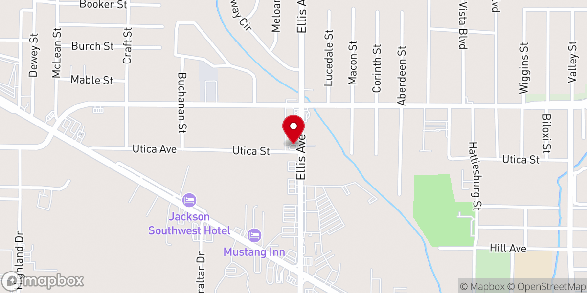 Map showing location of Afc Church's