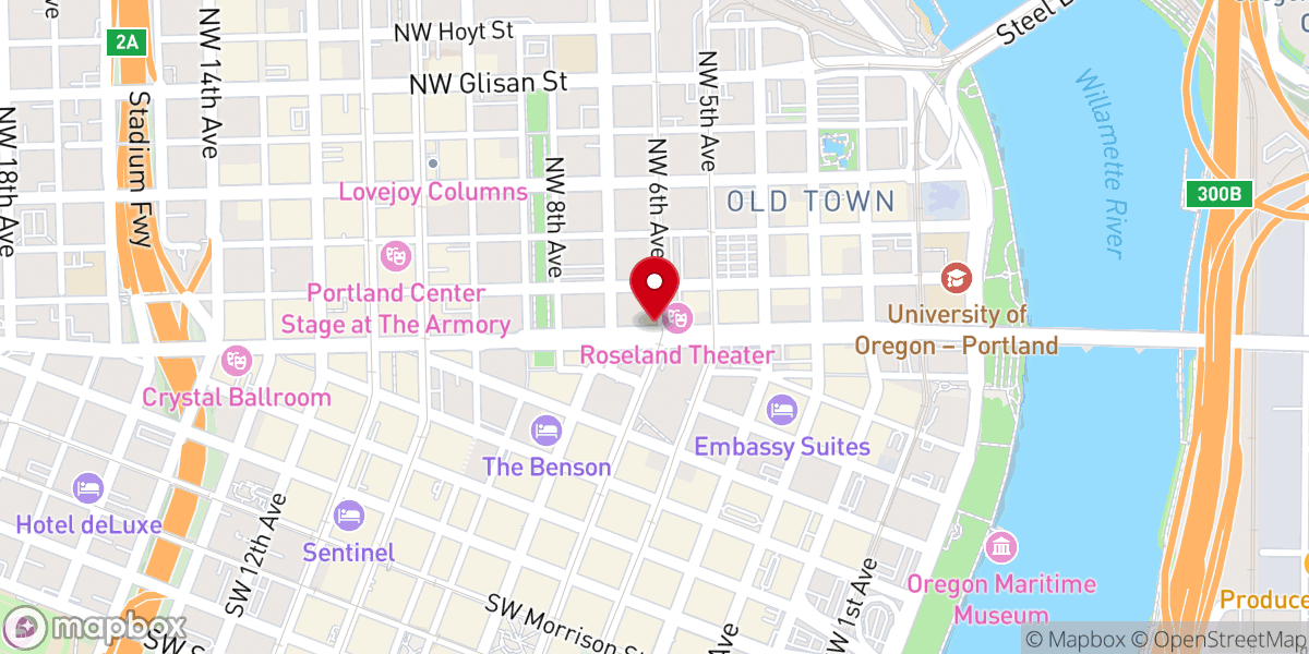 Map showing location of St. André Bessette Catholic Church
