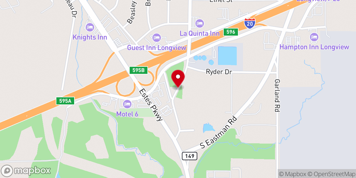 Map showing location of Perry-Clay Chapel