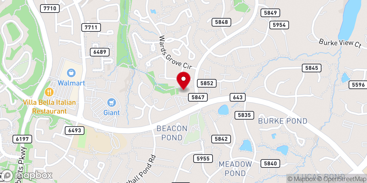 Map showing location of Knollwood Community Church