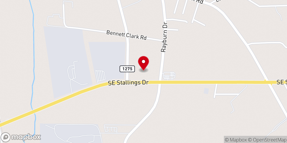 Map showing location of Mosaic Church - Nacogdoches, TX