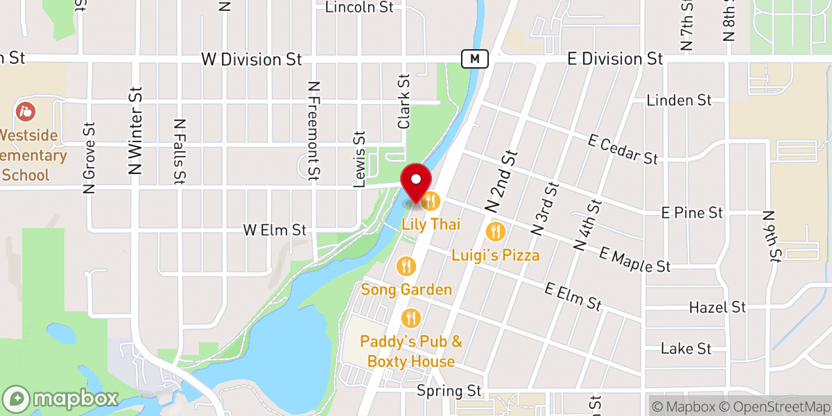 Map showing location of Street Level Ministries