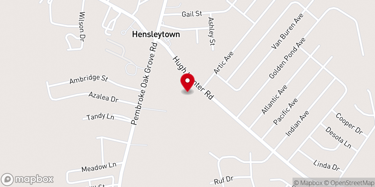 Map showing location of Living Waters Community Church