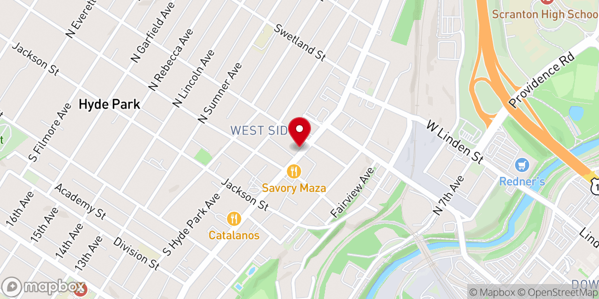 Map showing location of Salvation Apostolic Temple Church