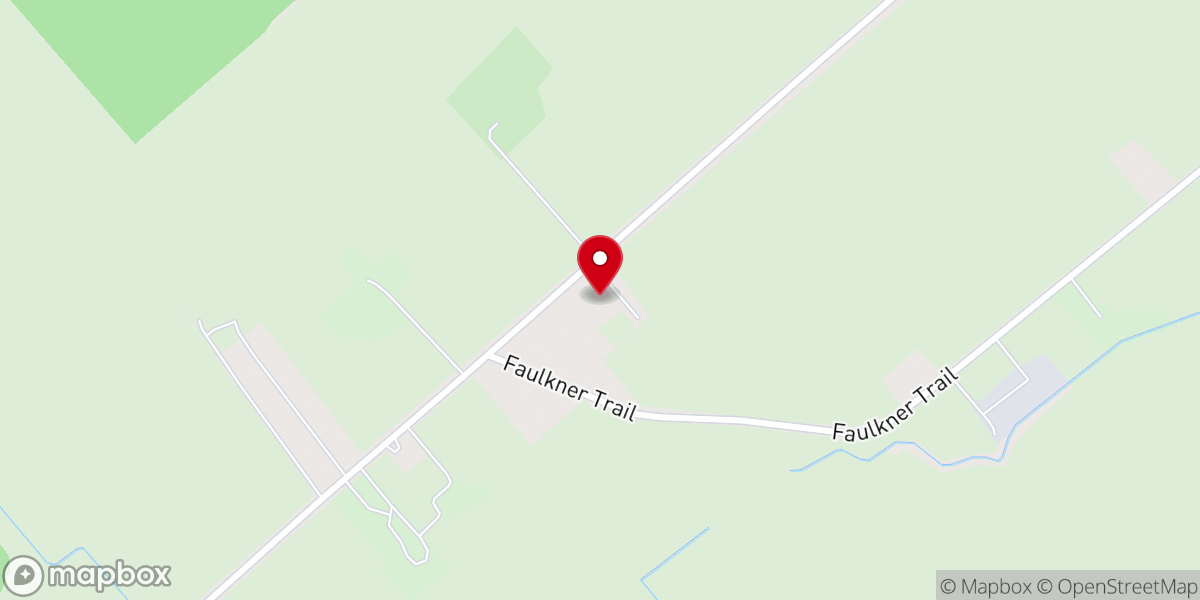 Map showing location of Chapel Ridge Free Methodist Church
