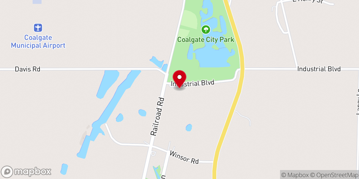 Map showing location of Jesus Name Church