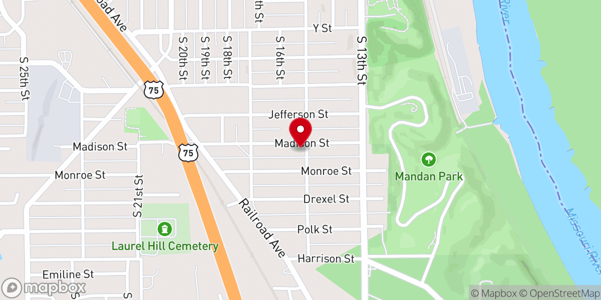 Map showing location of Lefler United Methodist Church
