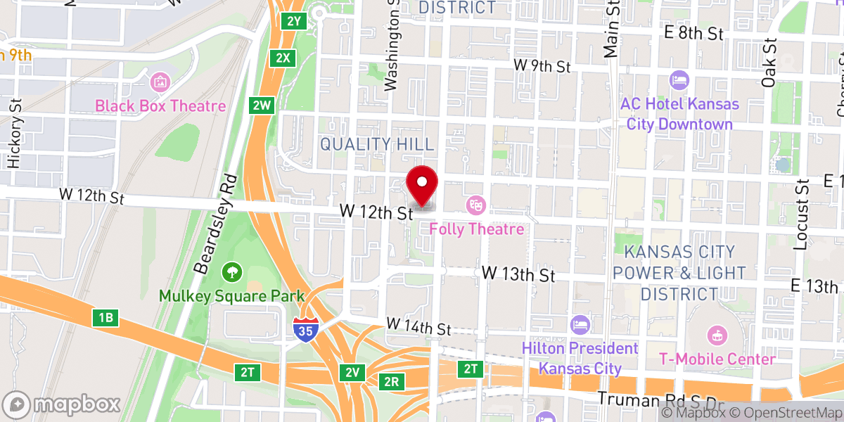 Map showing location of The Cathedral of the Immaculate Conception
