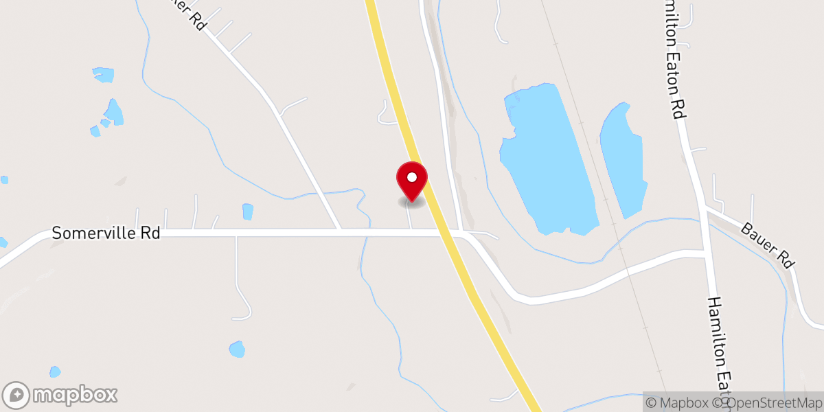 Map showing location of Bridgepoint Community Church