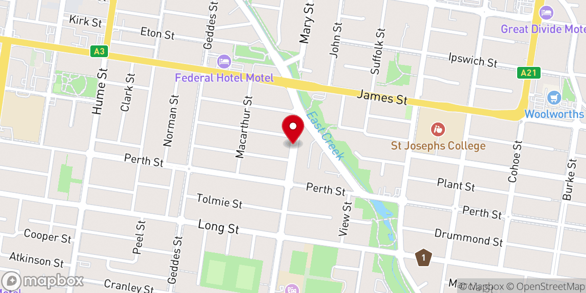 Map showing location of Saint Thomas More's