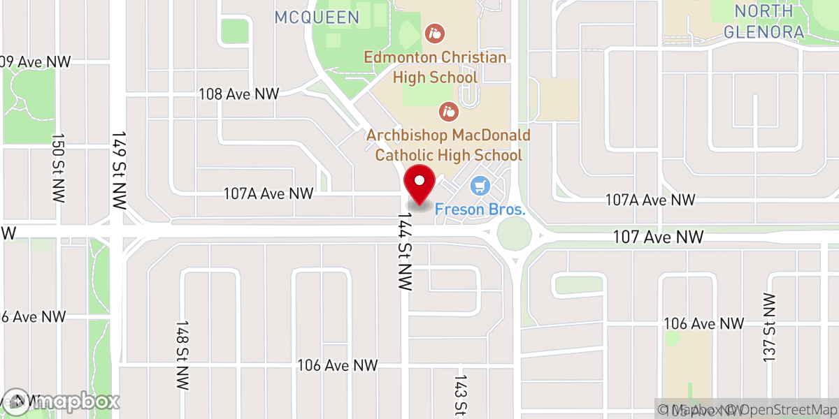 Map showing location of Fellowship Baptist Church