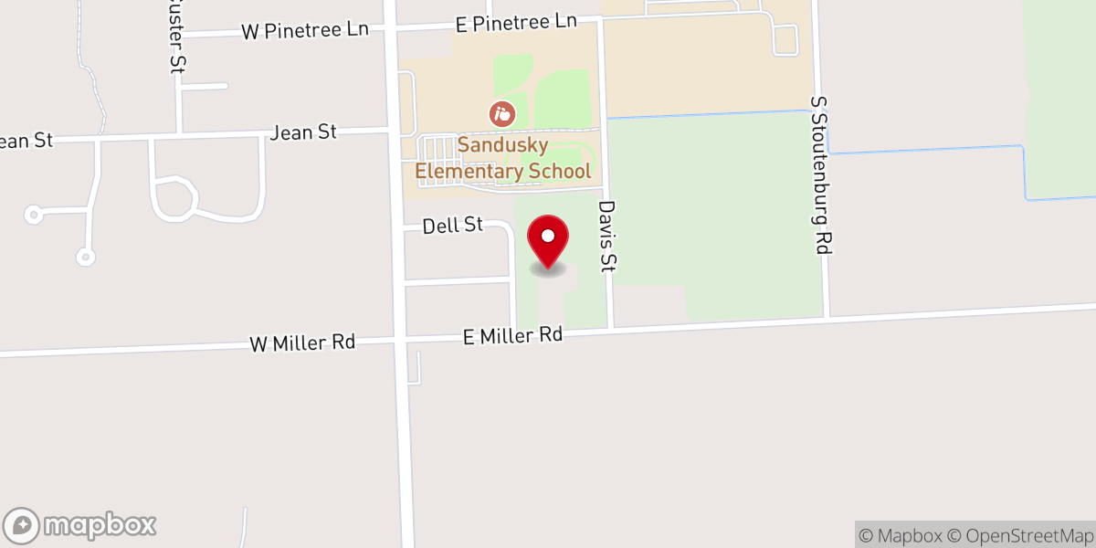 Map showing location of Holy Redeemer Lutheran Church