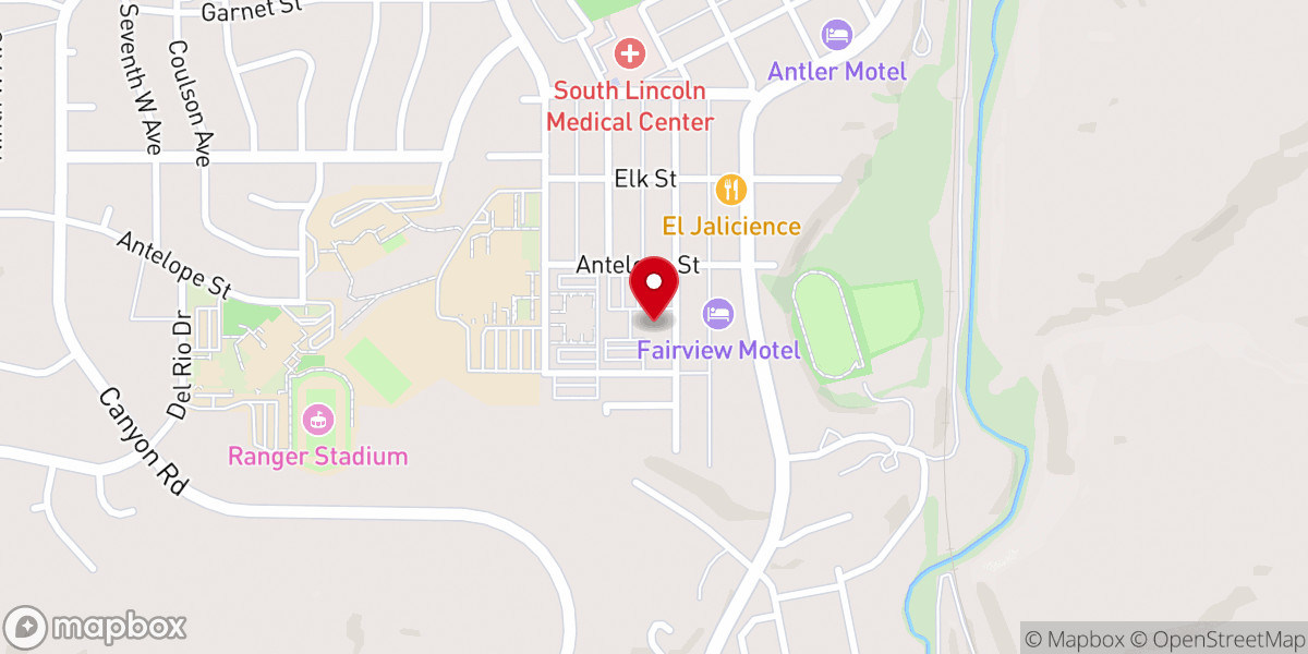 Map showing location of Saint Patrick Catholic Church