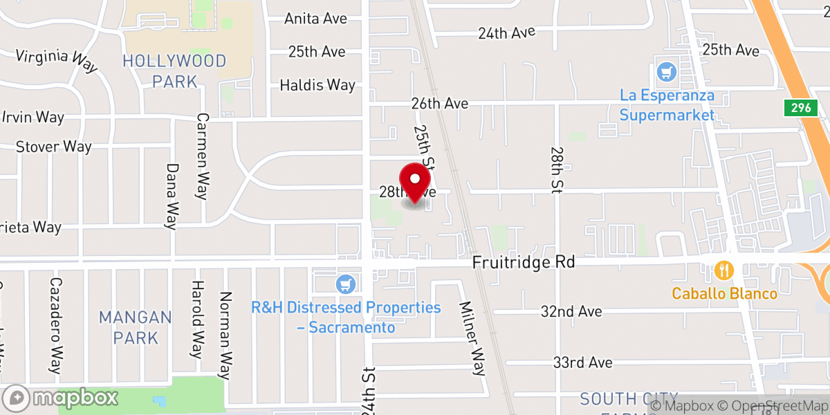 Map showing location of Chinese Methodist Church