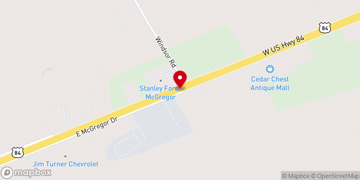 Map showing location of Legacy Outfitters