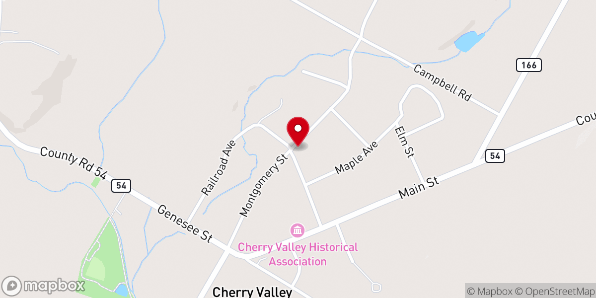 Map showing location of Saint Thomas the Apostle Catholic Church