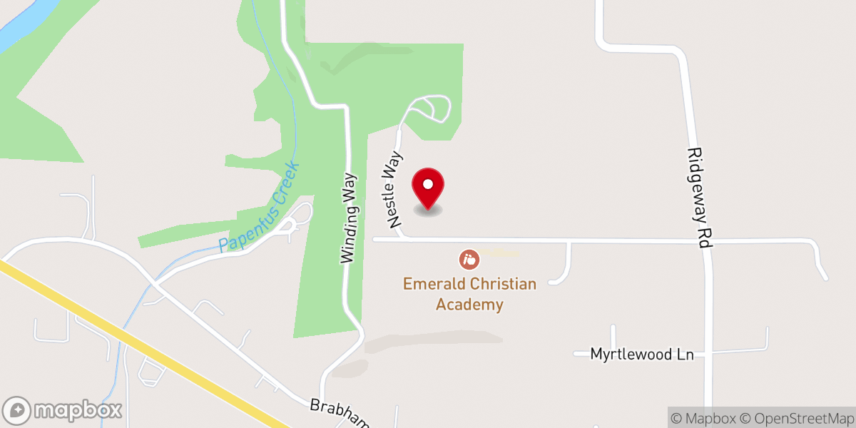 Map showing location of Pleasant Hill Seventh-day Adventist Church