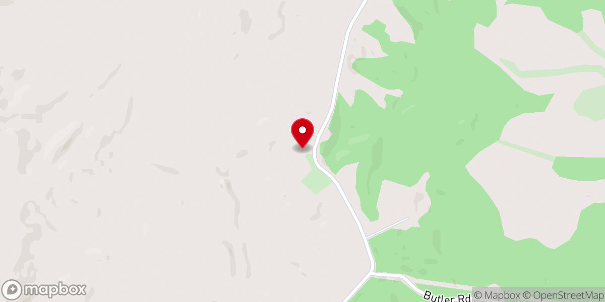 Map showing location of Parkburg Baptist Church