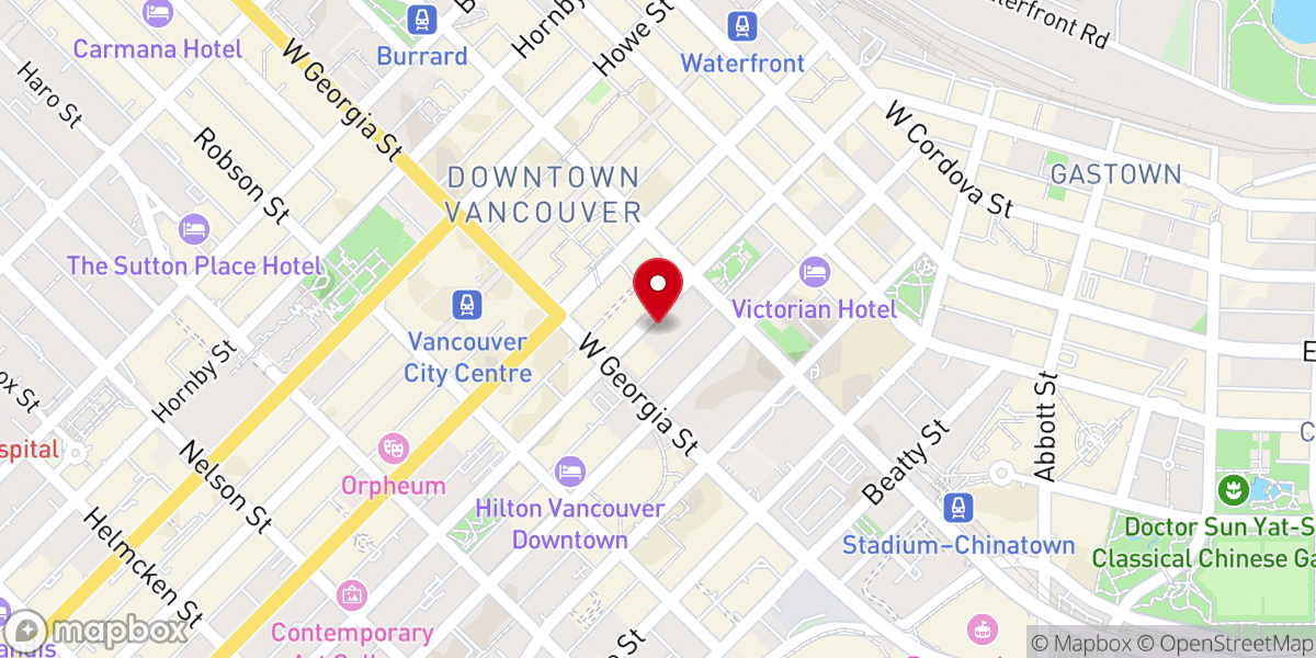 Map showing location of Holy Rosary Cathedral Hall