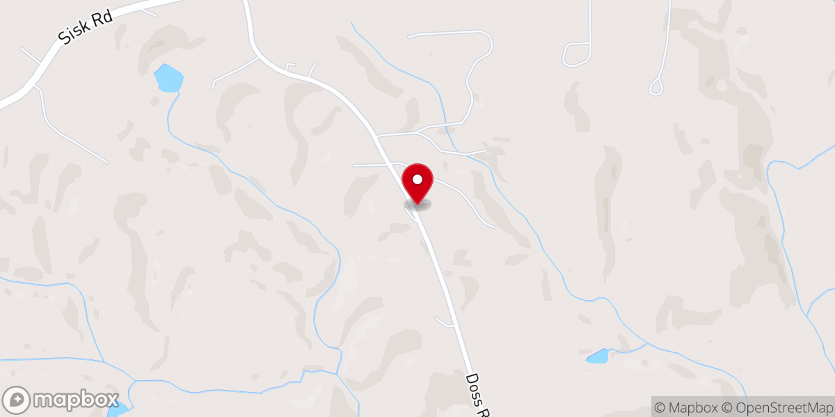 Map showing location of Spencer-Hill Memorial Church