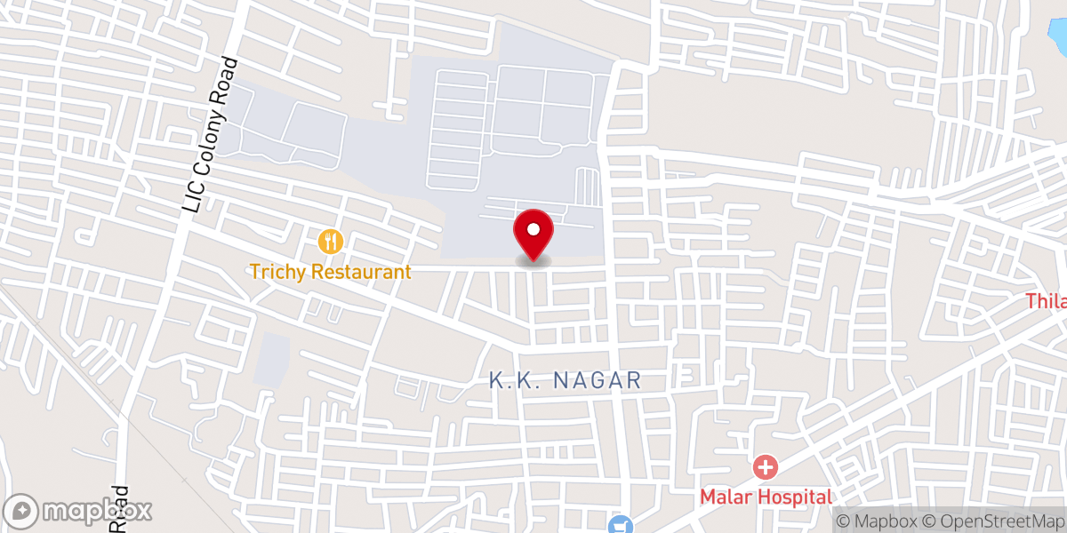 Map showing location of All Nations Church