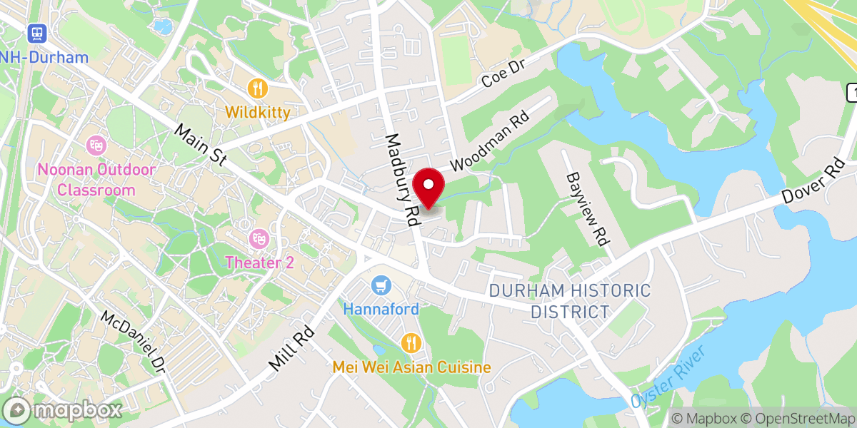 Map showing location of Saint Thomas More Parish Church