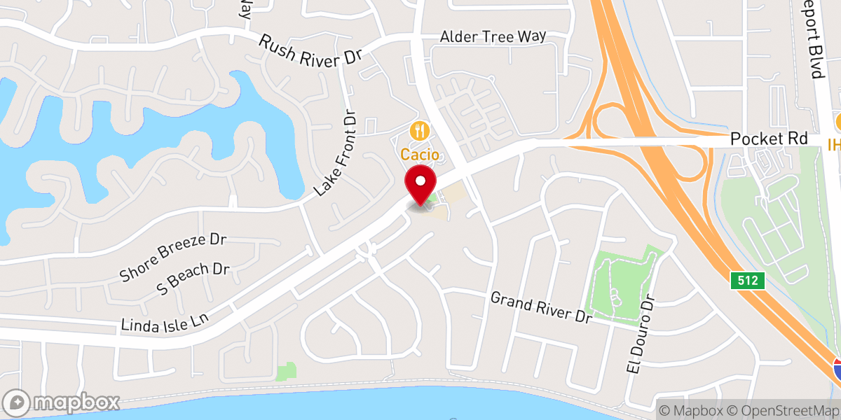 Map showing location of House Christian Church