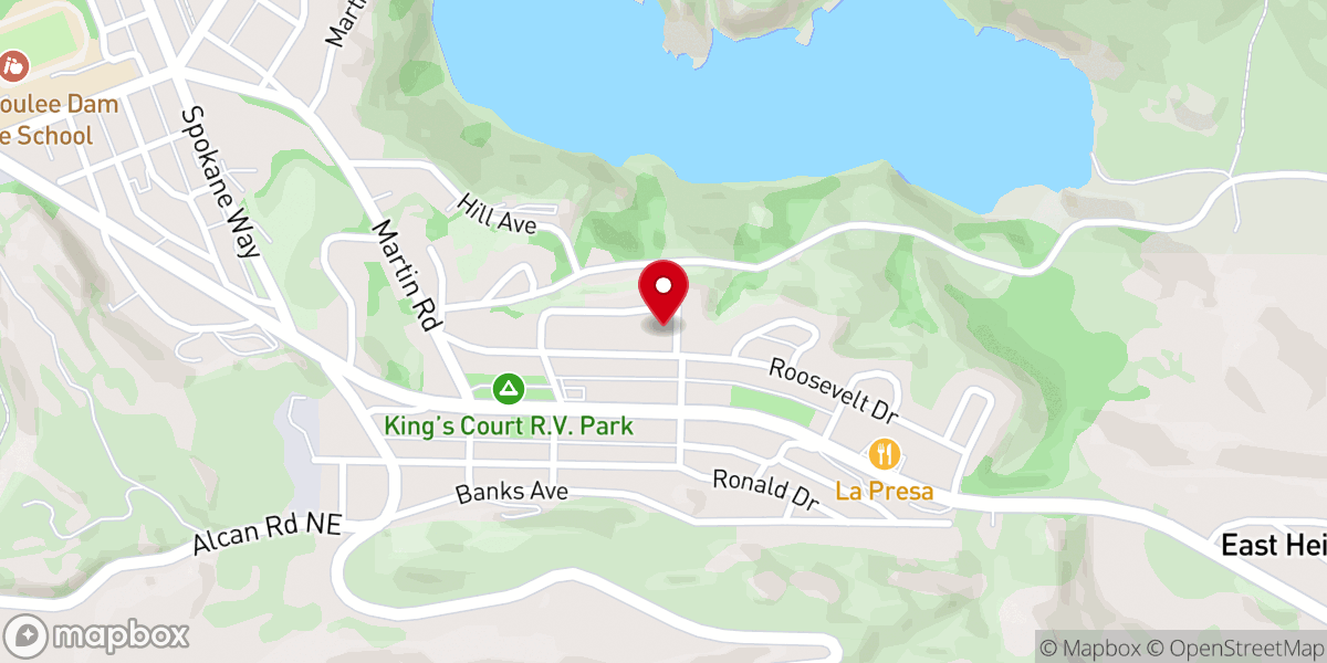 Map showing location of Zion Lutheran Church