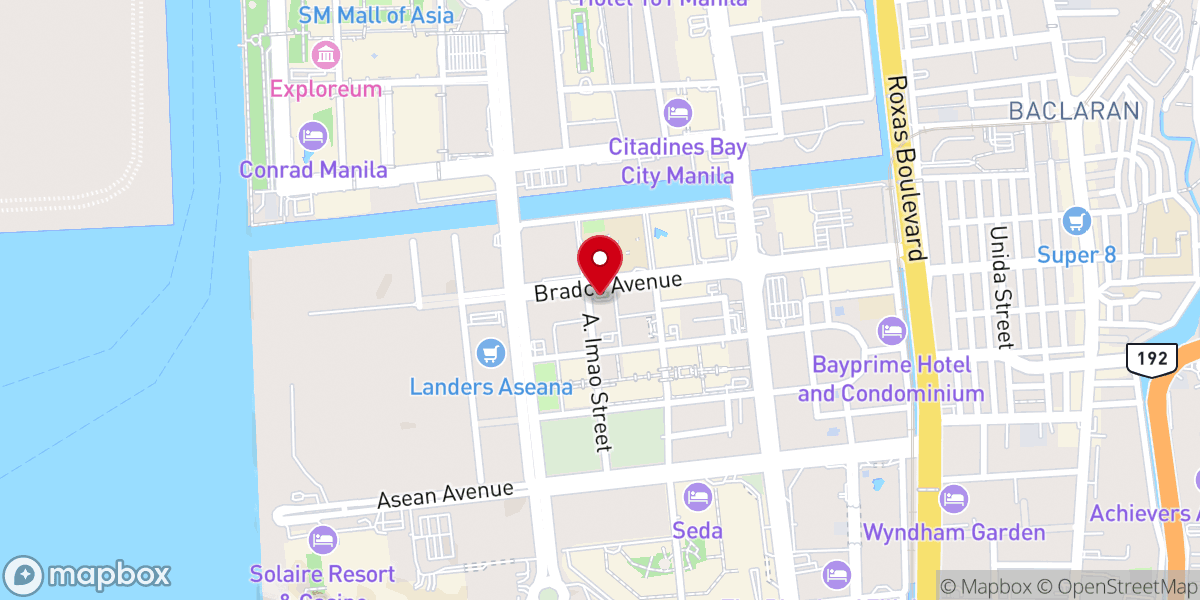 Map showing location of St. John Paul II Chapel