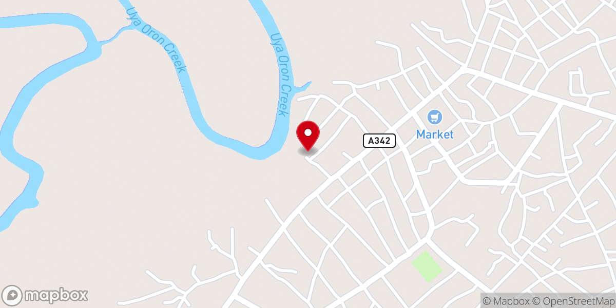 Map showing location of Assemblies of God, Afiak-Urue