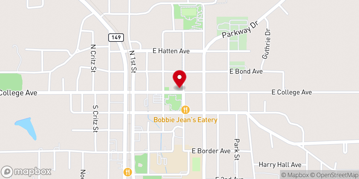 Map showing location of Wiggins Presbyterian Church EPC