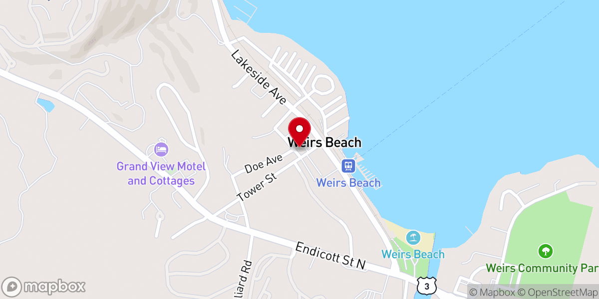 Map showing location of Trinity United Methodist Church