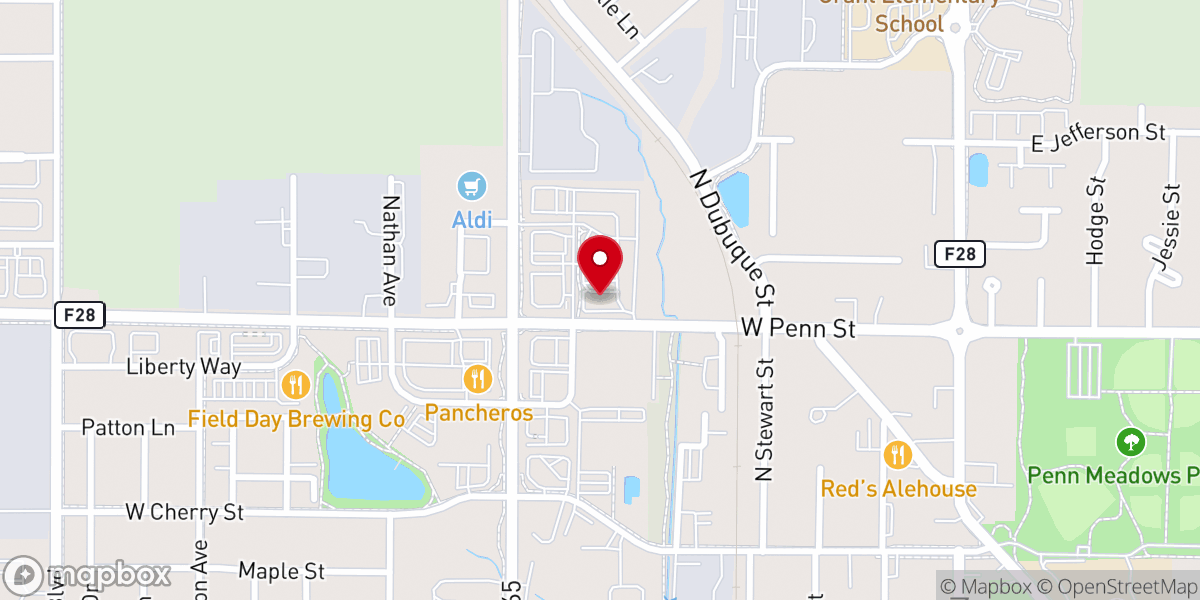 Map showing location of LifeHouse Church