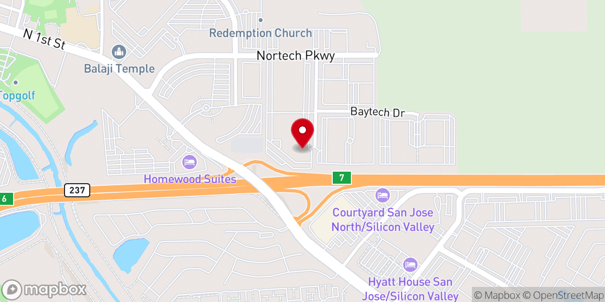 Map showing location of Canaan Taiwanese Christian Church