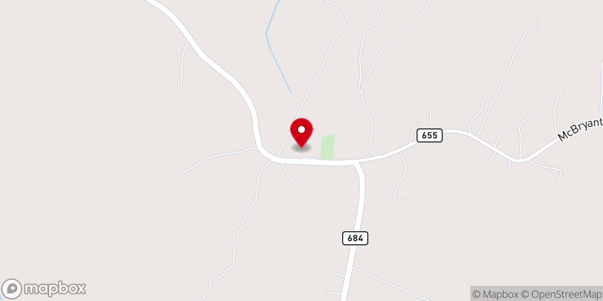 Map showing location of Mt Oni Baptist Church