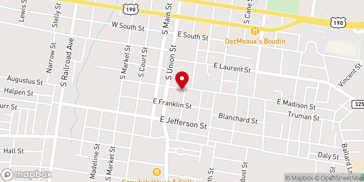 Map showing location of Angel Rock Charities