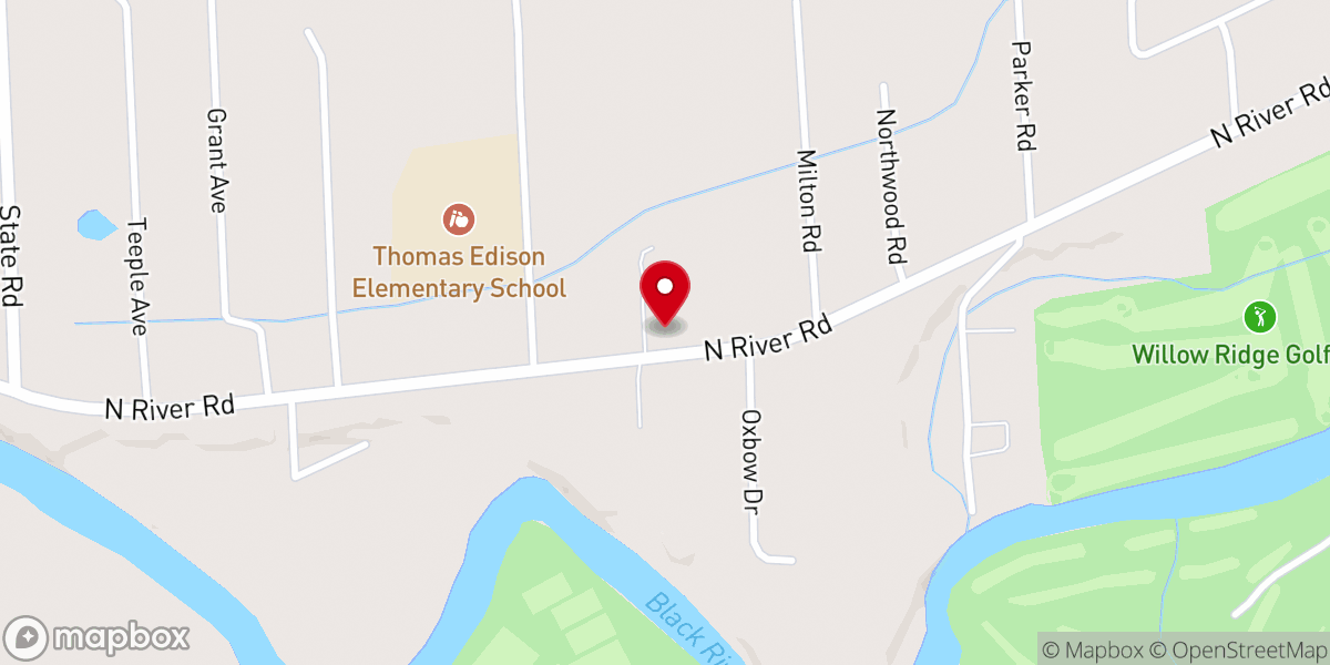 Map showing location of Fellowship Bible Church