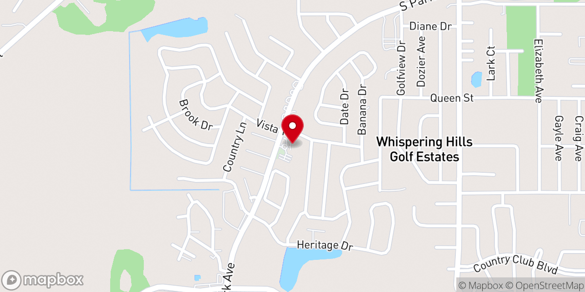 Map showing location of Park Avenue Baptist Church House of Ashkelon